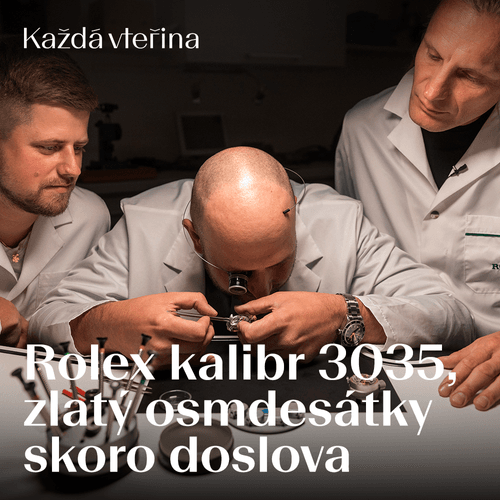 Rolex kalibr 3035, zlatý osmdesátky skoro doslova